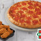 Combo #1 12 Whole Pizza Double Wings