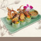 Mango Soft Shell Crab Rice Paper Rolls With Thai Spicy Herb Sauce Máng Guǒ Ruǎn Qiào Xiè Mǐ Zhǐ Juǎn