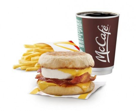 Bacon N Egg Mcmuffin Extra Value Meal [470,0 Cals]