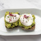 Two Poached Eggs On Avocado On Rye Ciabatta