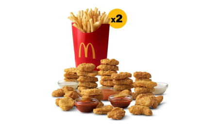 40 St. Chicken Mcnuggets 2 Stora Pommes Frites