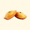 Lot De 2 Madeleines Cœur Chocolat Noisette