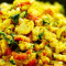 Egg Bhurgi (Scrambled Eggs) With 2 Puri's