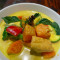 Yellow Curry Vegies Puff Tofu