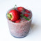 Strawberry Lemon Basil Chia Pudding