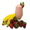 2. Banana Strawberry Smoothie With Mango Jelly Xiāng Jiāo Cǎo Méi Bīng Shā Nǎi Máng Guǒ Xīng