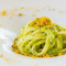 Durum Semolina Linguine In A Vegan Pesto Of Cashew Nuts, Basil And Sundried Tomatoes