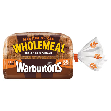 Warburtons Bröd Fullkorn Medium Loaf 400G