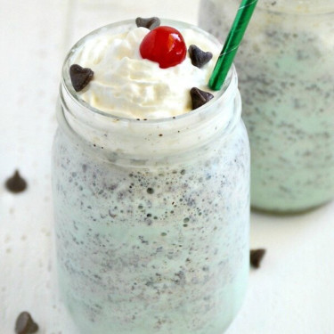 Mint Chocolate Chip Milkshake