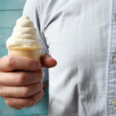 Vanilla Soft Serve Cone