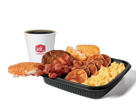 Jumbo Breakfast Platter W/ Bacon Sausage Combo