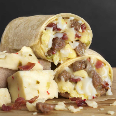 Meaty Breakfast Burrito