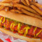 Foster's Famous Grilled 1/4 Lb Hot Dog