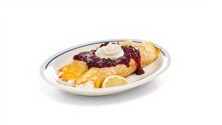 Citron Ricotta Mixed Berry Crepes