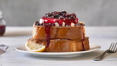 Ny! Tjock 'N Fluffy Lemon Ricotta Mixed Berry French Toast